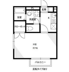 アムールⅡタカシンの物件間取画像